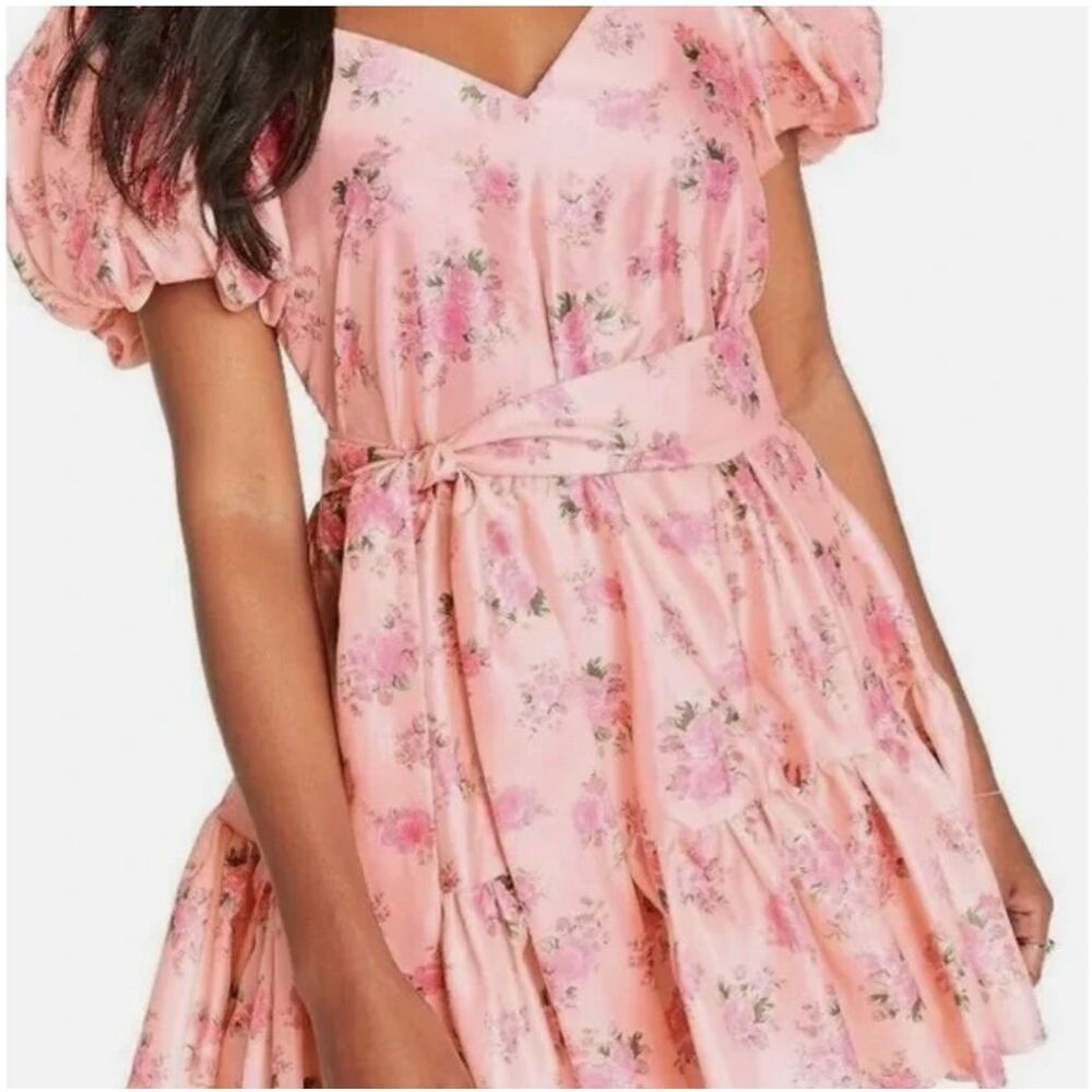 LoveShackFancy X Target Cecile Puff Sleeve Babydoll Dress Women’s 4 NEW